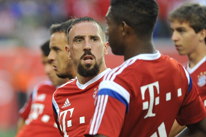Franck Ribéry kämpft bereits seit der US-Tour mit Knieproblemen.