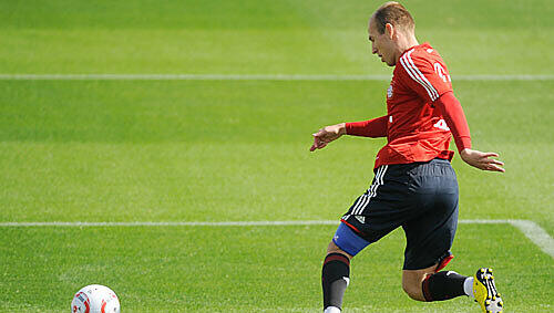 Wieder an Bord: Arjen Robben Wieder an Bord: Arjen Robben