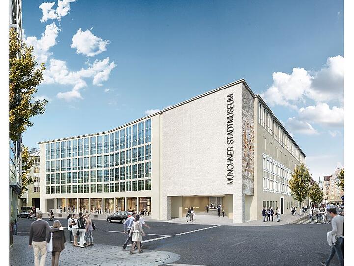 Blick vom Rindermarkt: So könnte das Stadtmuseum nach seiner Sanierung aussehen.