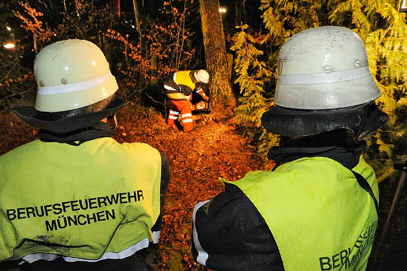 Feuerwehreinsatz in harlaching - die Bilder.