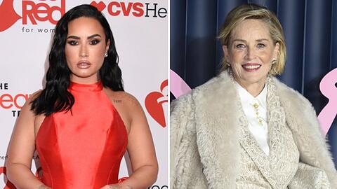 Demi Lovato (l.) und Sharon Stone bringen Hollywoodglamour ins "GNTM"-Finale.