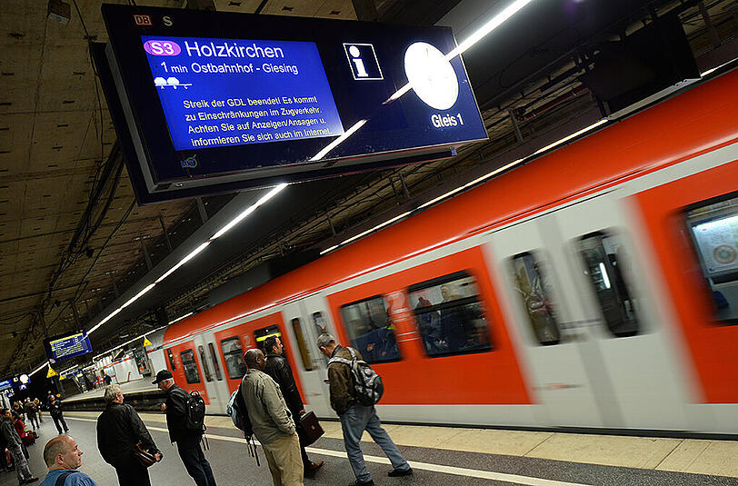 Bei der S-Bahn kommt es trotz Krankheiten zu keinen Ausfällen.