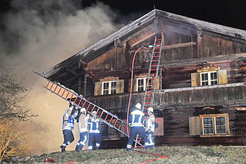 Das Feuer war im Haupthaus ausgebrochen...