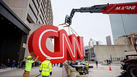 Zu Warner Bros. Discovery gehört auch der Nachrichtensender CNN. (Archivbild)