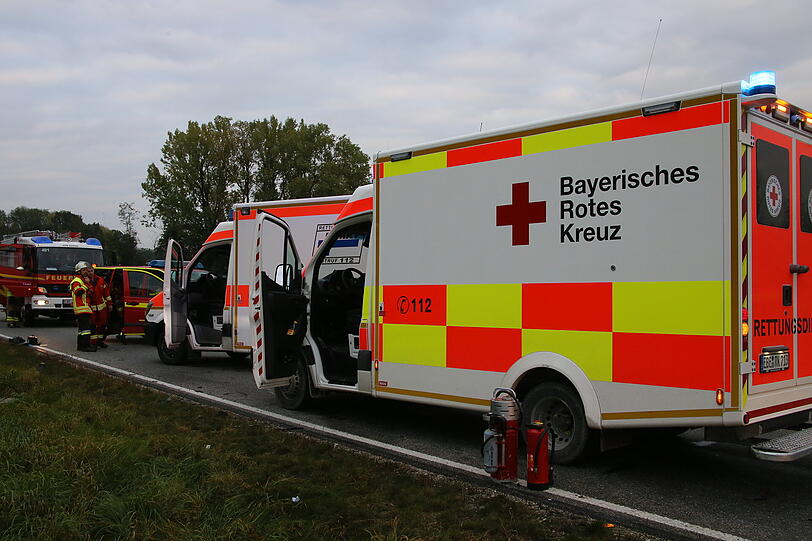 Der schwere Unfall ereignete sich gegen 16.30 Uhr auf der Flughafentangente zwischen dem Anschluss zur A94 und Markt Schwaben.