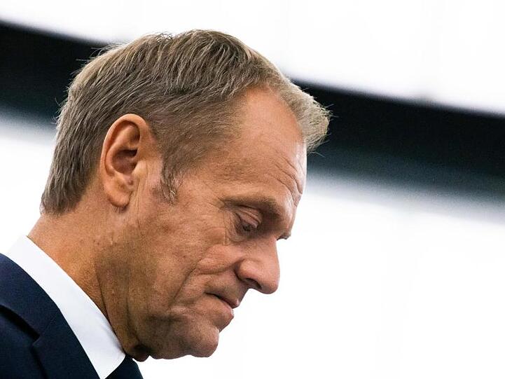 Donald Tusk, früher EU-Ratschef und ehemals polnischer Ministerpräsident, appellierte an seine Landsleute, nicht zu wählen.