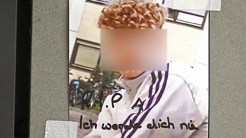 Ein Foto des erstochenen Alex