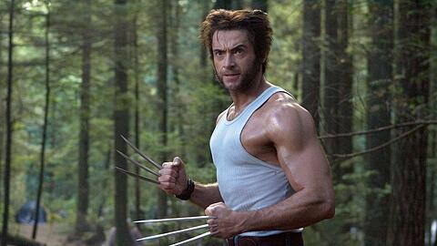 Schauspieler Hugh Jackman als Wolverine in den gleichnamigen Filmen.
