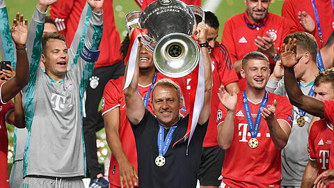 Hansi Flick führte die Bayern nach seiner Amtsübernahme zum Triple.