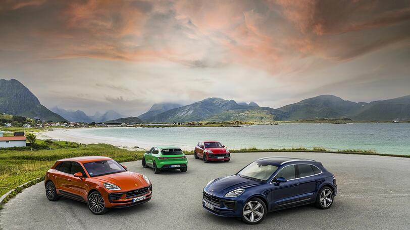 Macan-Parade: Die Farbauswahl wurde deutlich vergrößert und aufgefrischt.