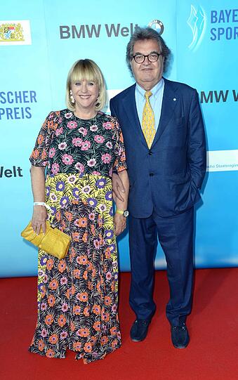 Patricia Riekel und ihr Lebensgefährte Helmut Markwort