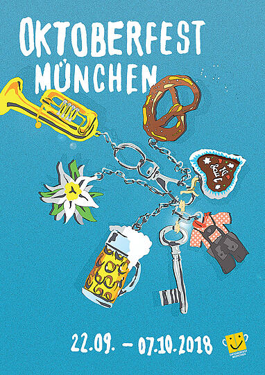 Oktoberfest-Plakat-Entwurf.