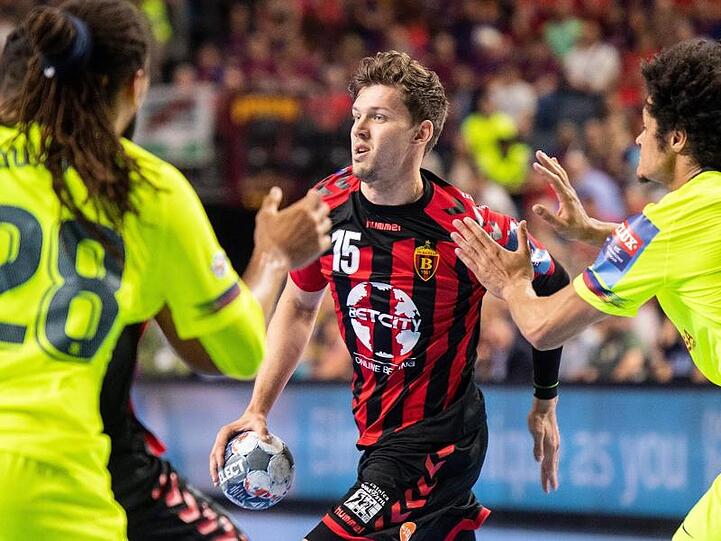 Gewann mit Vardar Skopje die Champions League: Christian Dissinger (M).