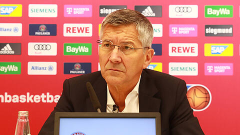 Bayern-Präsident Herbert Hainer fordert von seinen Basketballern in dieser Saison den Titel.