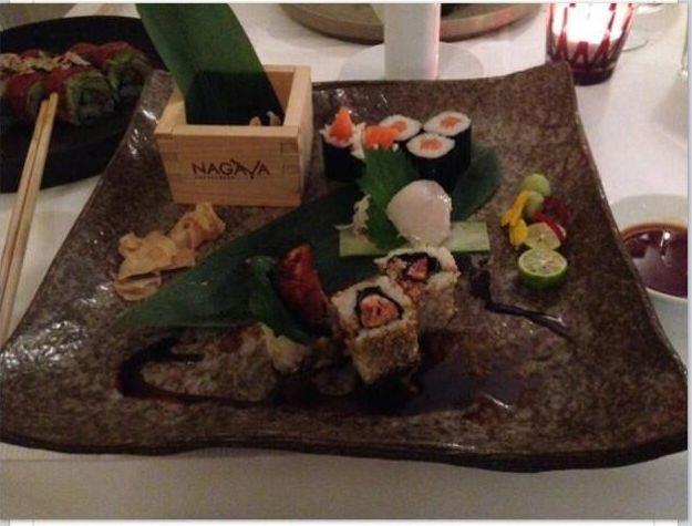 Das Foto vom Sushi-Essen beim Japaner, das Stefan Kießling während des Deutschland-Spiels twitterte.