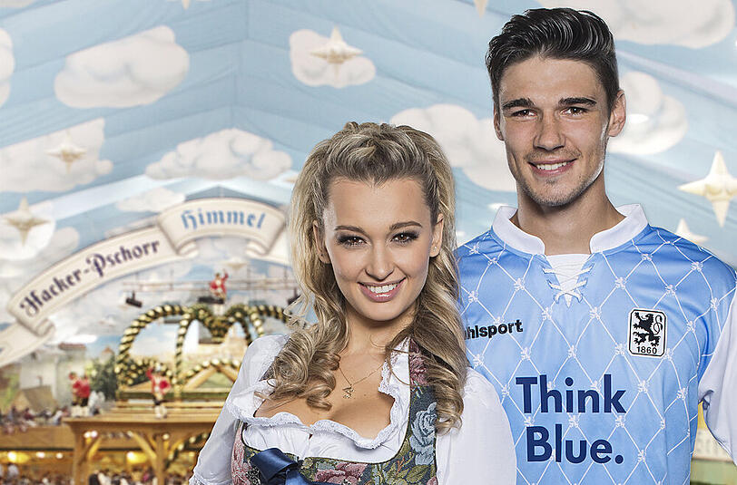 Hier ein aktuelles Wiesn-Trikot von Volkswagen.