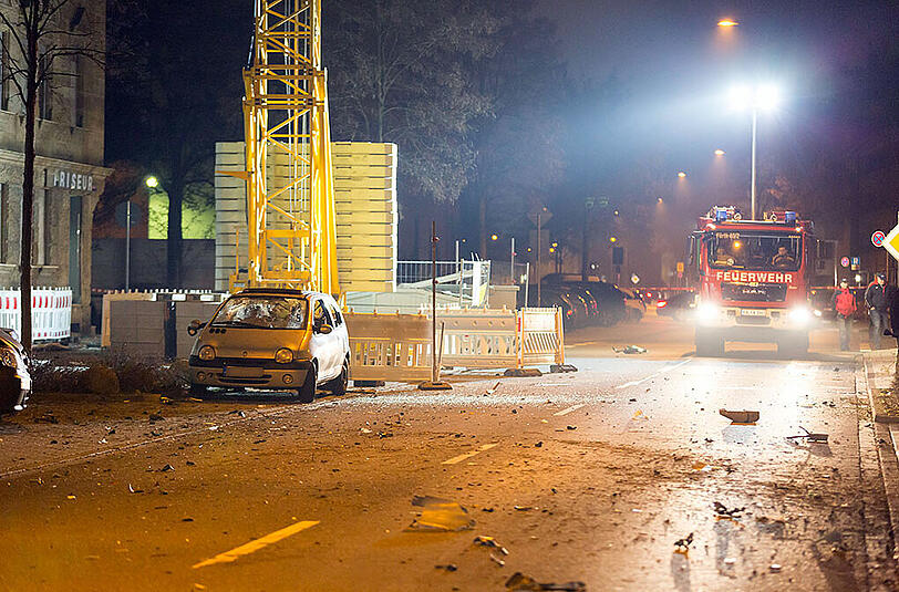 Die Dixi-Klo-Explosion sorgte in der Fürther Südstadt für Verwüstung und massive Schäden. Die Bilder vom Tatort.