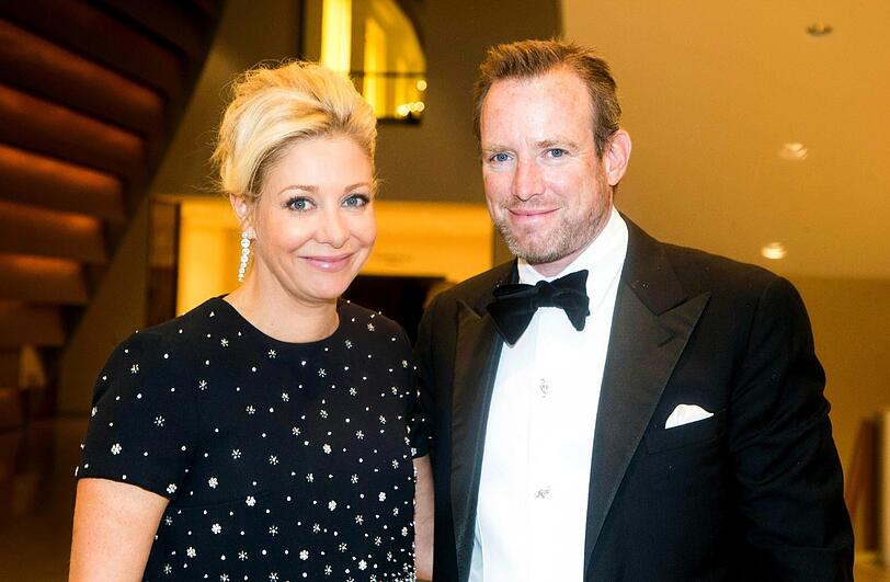Nadja Swarovski und ihr Ehemann, Banker Rupert Adams.