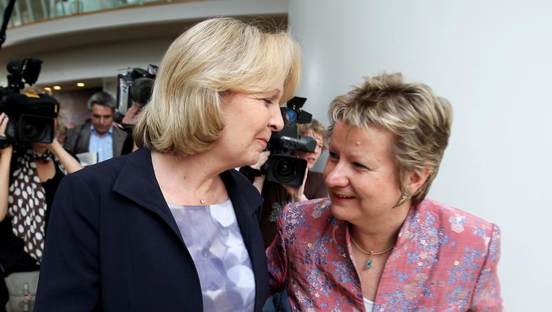 Hannelore Kraft und Grünen-Fraktionsvorsitzenden Sylvia Löhrmann Hannelore Kraft und Grünen-Fraktionsvorsitzenden Sylvia Löhrmann