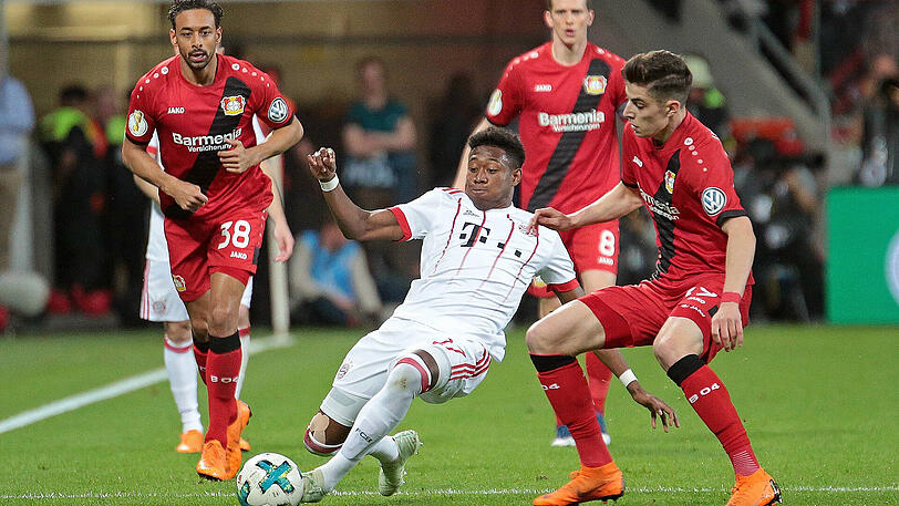 David Alaba: Note 4 - Ribérys Hintermann mit Problemen in der Rückwärtsbewegung, wenn die Leverkusener schnell umschalteten. Dann war die Seite zu offen. Immer wieder in Laufduelle mit Bellarabi verwickelt, nicht immer Sieger.