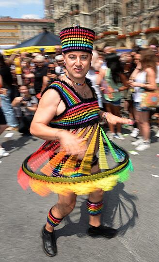Die Bilder vom Christopher Street Day in der Münchner Innenstadt
