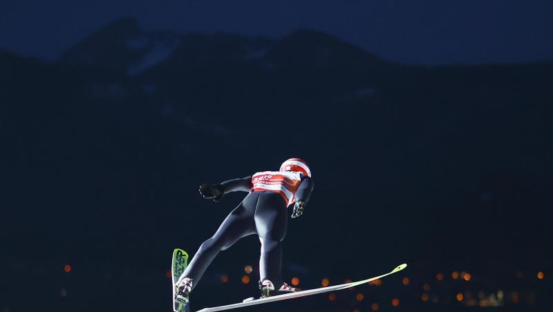 Markus Eisenbichler aus Deutschland in Aktion.