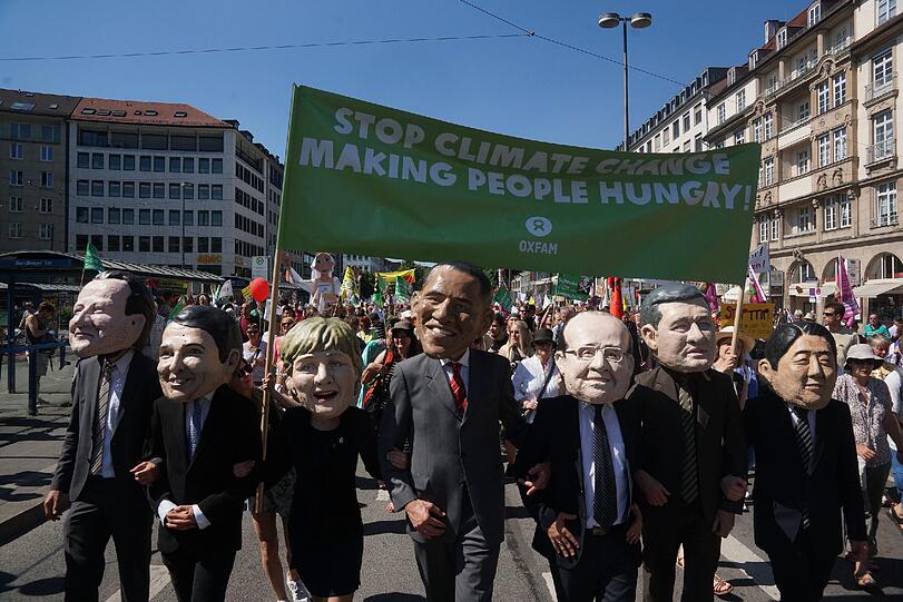 Großdemonstration in München gegen den G7-Gipfel: Die Bilder von der Protestkundgebung.