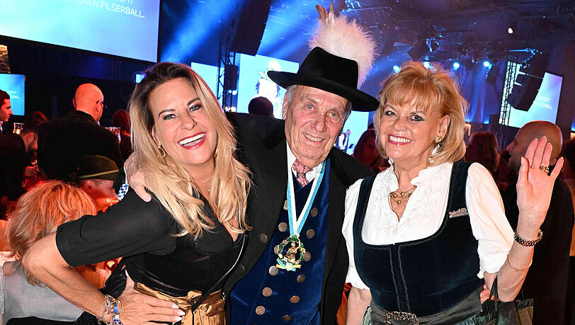 Silja Steinber mit Günter und Margot Steinberg.