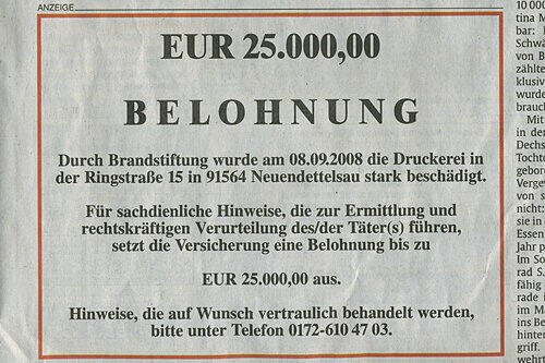 Diese Anzeige schaltete die R+V-Versicherung.