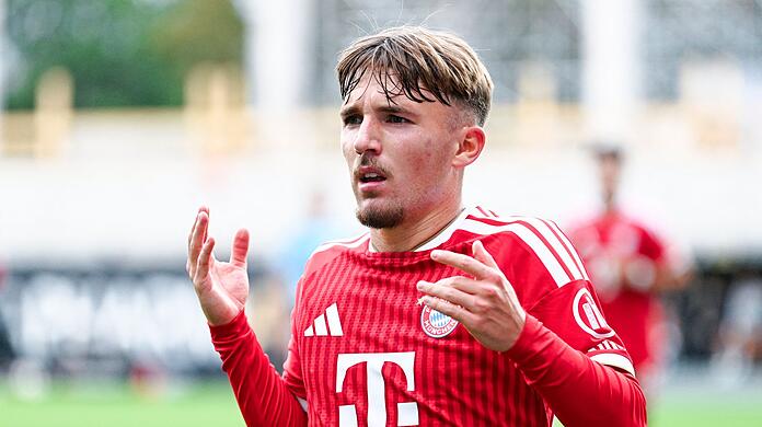 Lennart Karl vom FC Bayern. (Archivbild) Lennart Karl vom FC Bayern. (Archivbild)