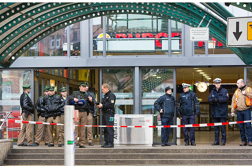 Polizeieinsatz am Nürnberger Hauptbahnhof (Archivbild)
