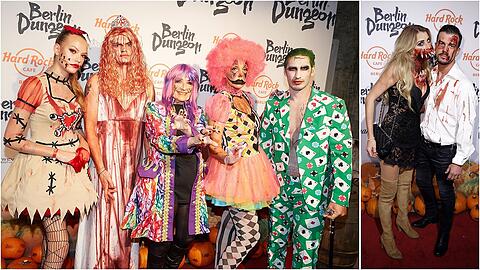 Gruselige Halloween-Party in Berlin: Klicken Sie sich durch die Bilder der Ochsenknecht-Feier.