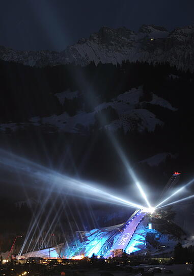 Die schönsten Bilder von der Eröffnungsfeier der Ski-WM in Garmisch.