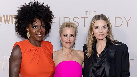 Kurzes Gastspiel für Viola Davis, Gillian Anderson und Michelle Pfeiffer (v.l.n.r.).