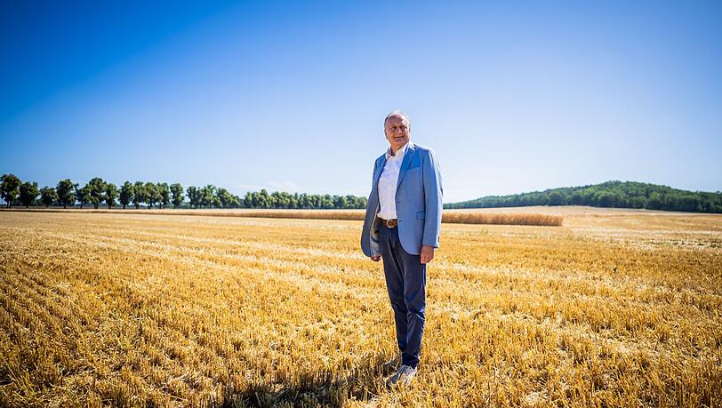 Bauernpräsident Joachim Rukwied. Das trockene Frühjahr stellte Bauern in manchen Regionen vor Probleme.