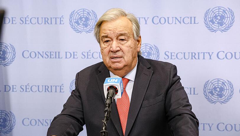 Guterres fordert Israel auf, die Stadt Gaza nicht zu besetzen. (Archivbild)