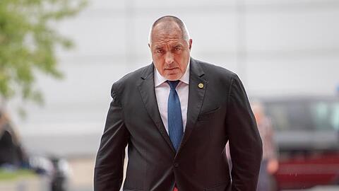 Bulgariens Ministerpräsident Bojko Borissow. In Bulgarien reißen die Proteste mit Forderungen zum Rücktritt der Regierung nicht ab.