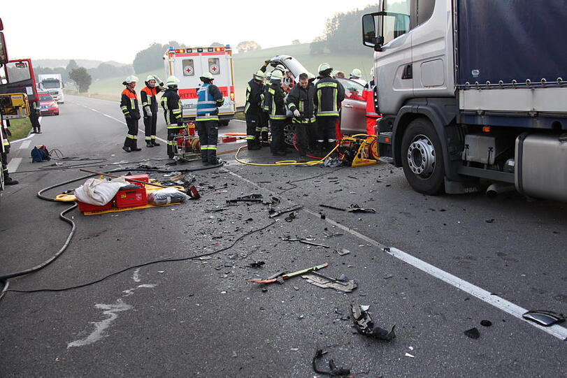 Bilder vom Unfallort.