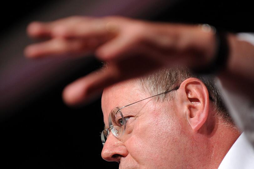 SPD-Kanzlerkandidat Peer Steinbrück in München. Die Bilder.
