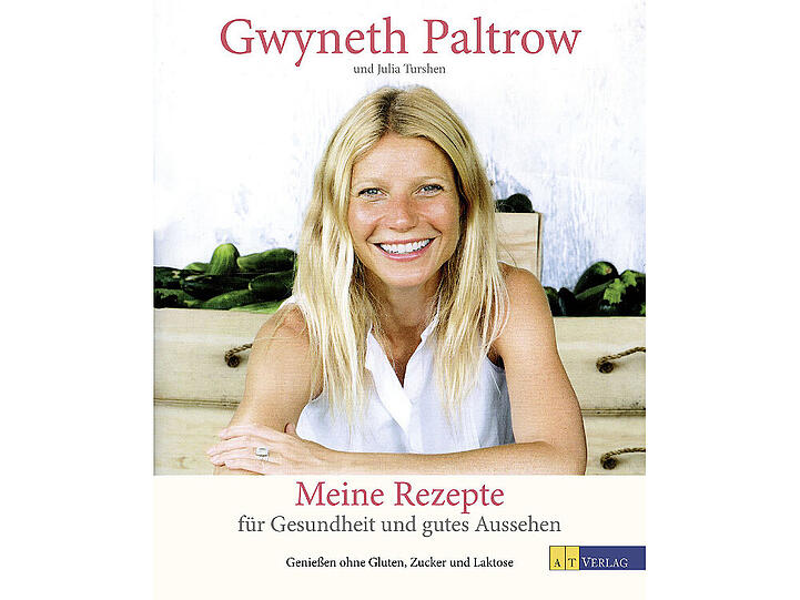 Schauspielerin Gwyneth Paltrow auf dem Cover ihres neuen Kochbuchs