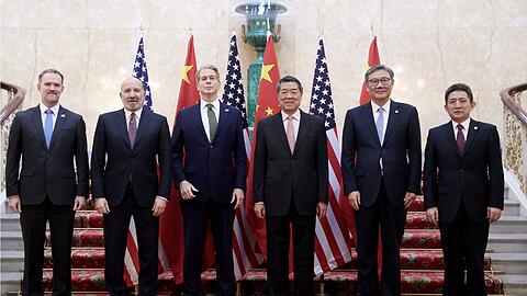 Delegationen der USA und China verhandelten zwei Tage in London. (Archivbild)