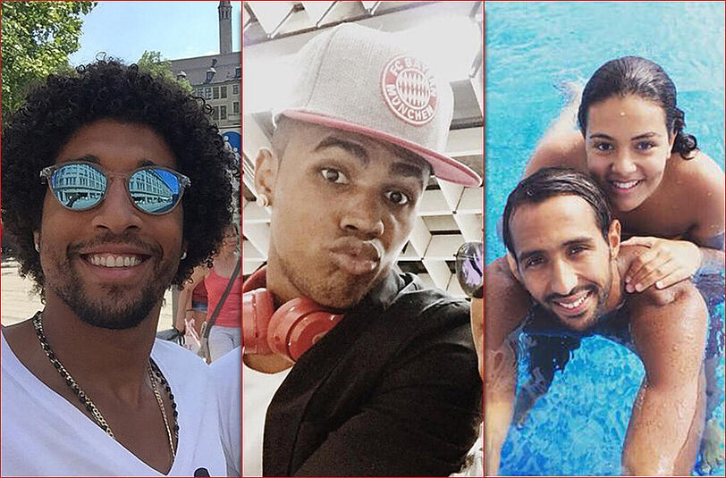 Der Urlaub für die meisten Bayern-Stars ist vorbei, Neuzugang Douglas Costa (m.) darf aber noch bis zum 11. Juli entspannen. Klicken Sie sich durch die Urlaubsbilder der Bayern!