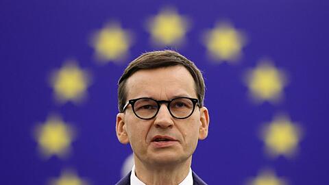Polens Ministerpräsident Mateusz Morawiecki stieß im Europaparlament auf heftigen Widerstand.