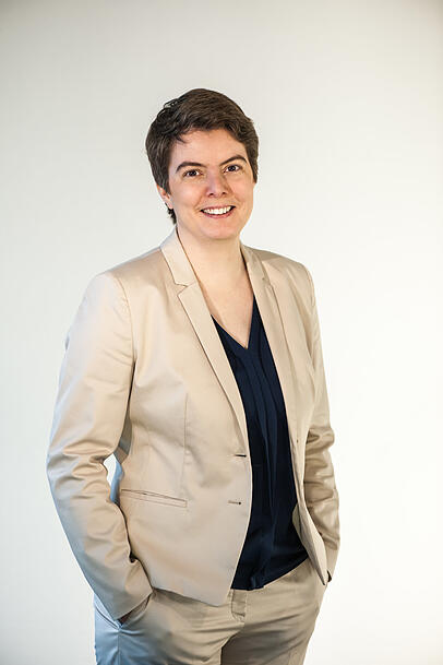Die künftige Präsidentin Lydia Grün. Die künftige Präsidentin Lydia Grün.