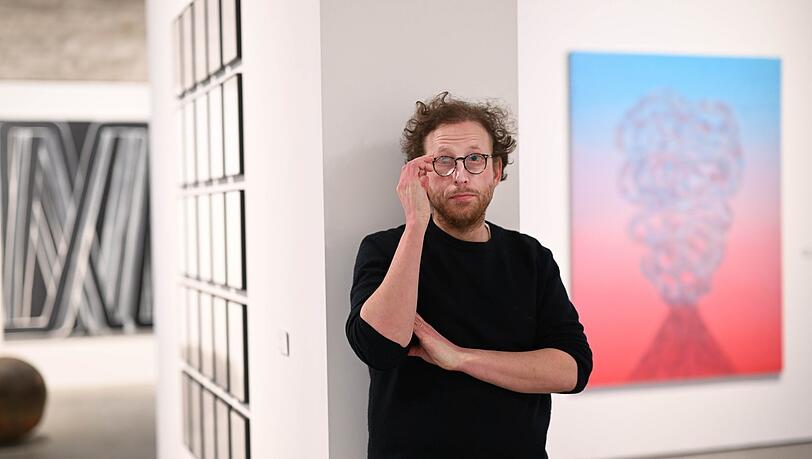 Der 42-jährige Johann König in seiner Berliner Galerie.