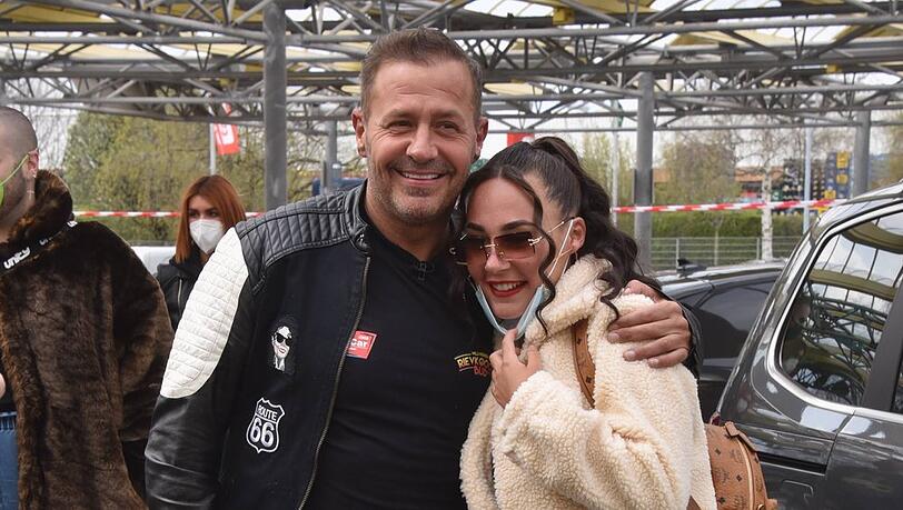 Willi und Alessia Herren im April 2021. Willi und Alessia Herren im April 2021.