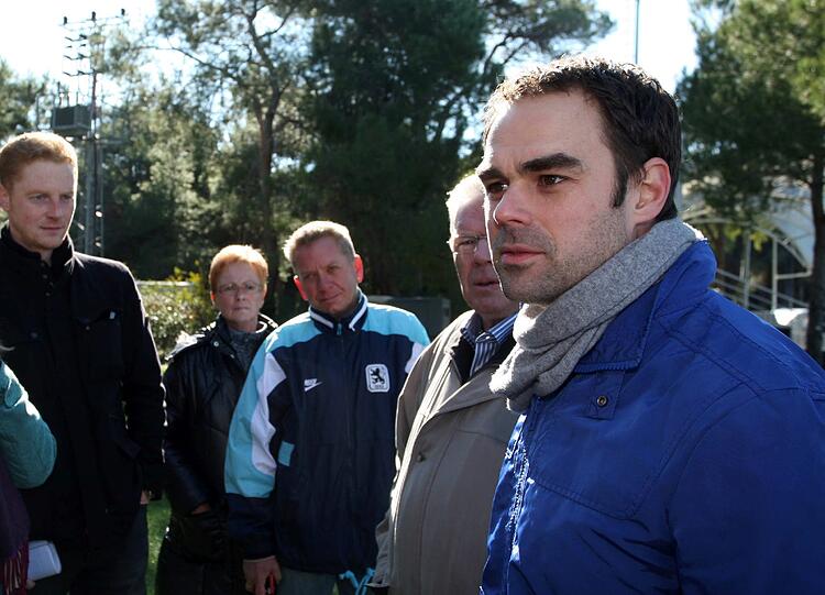 Robert Schäfer zu Gast im Trainingslager des TSV 1860 München - die Bilder.