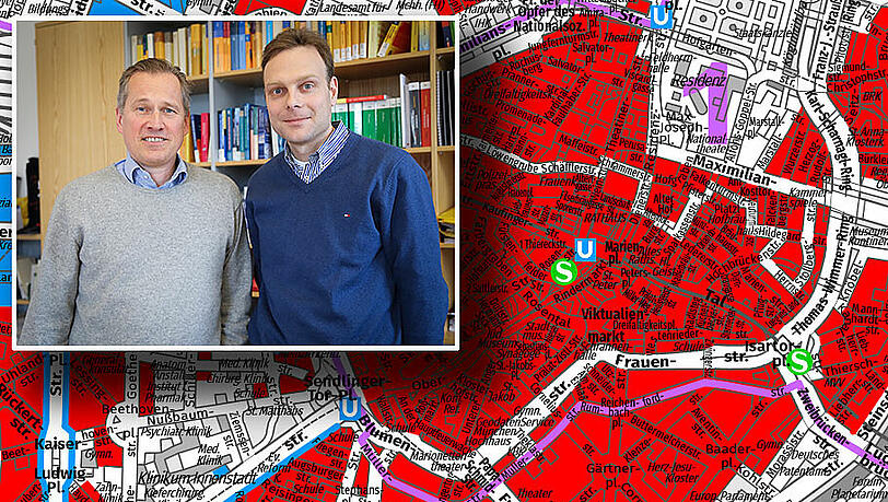 Der Statistik-Professor der LMU Göran Kauermann (l.) und sein Mitarbeiter Michael Windmann haben den Mietspiegel berechnet. Der Statistik-Professor der LMU Göran Kauermann (l.) und sein Mitarbeiter Michael Windmann haben den Mietspiegel berechnet.