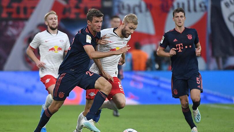 Torvorlage gegen RB Leipzig: Thomas Müller. Torvorlage gegen RB Leipzig: Thomas Müller.