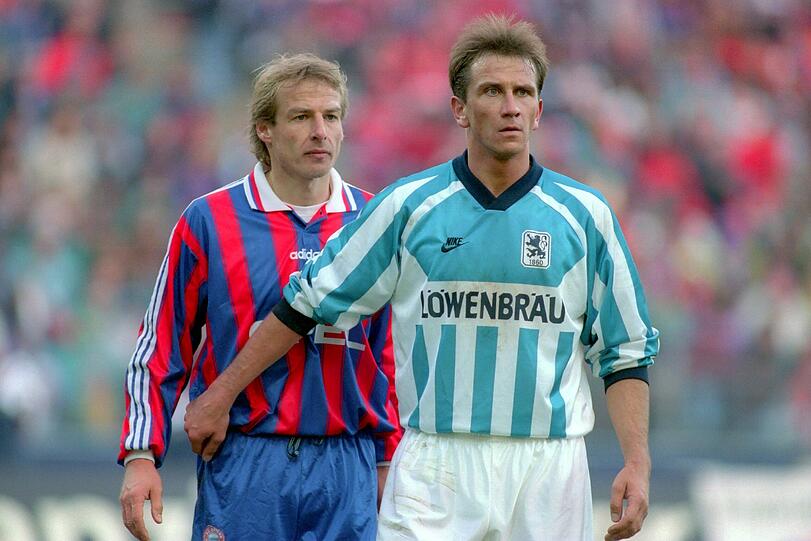 Später heuerte er dann bei den Löwen an (1996-98) und traf im Stadtderby auch auf seinen Bruder Dietmar.